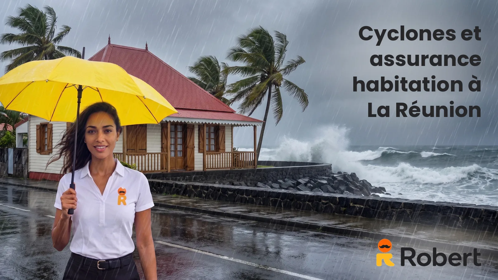 Illustration de l’article : Cyclones et assurance habitation à La Réunion